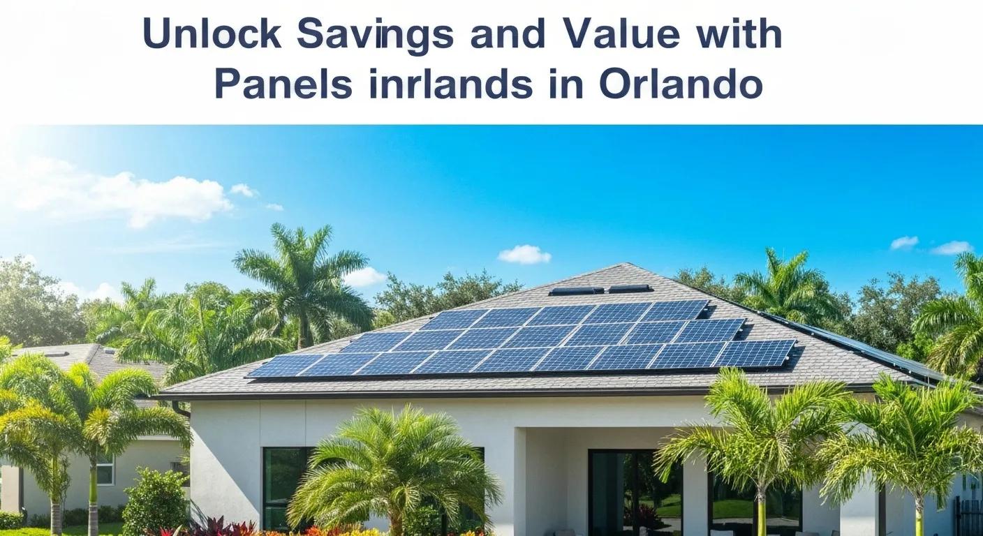 Unlock Savings and Value with Solar Panels in Orlando